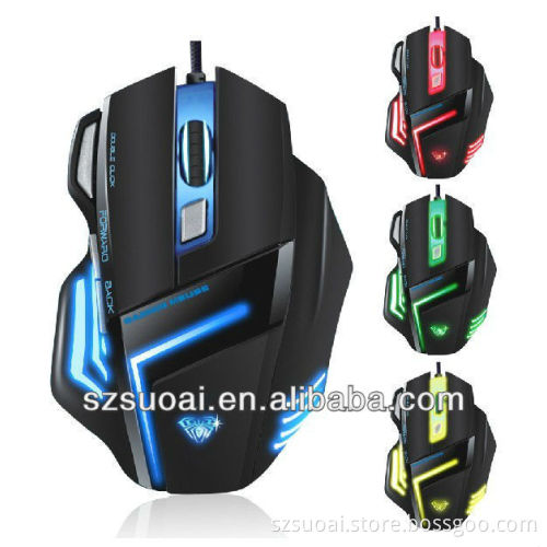 2015 hot selling wired gaming laser mouse 8200dpi